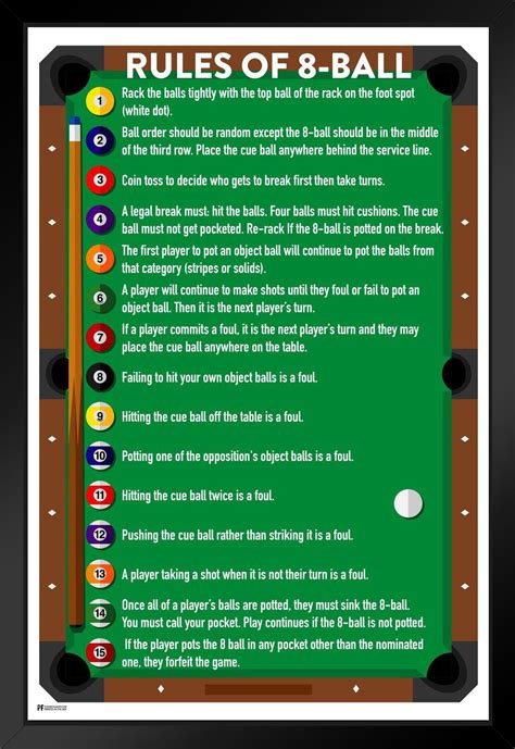 rules of the game|How To Play POOL .